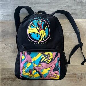 Disney Loungefly Hercules Backpack Full Size Bag  RARE Hercinator Used